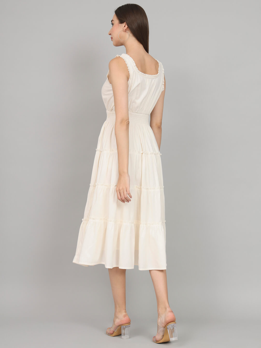 White Midi Dress
